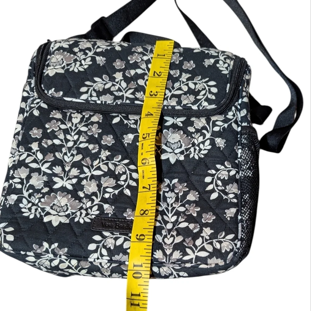 Vera Bradley Black and White Floral Backpack - Picture 3 of 6